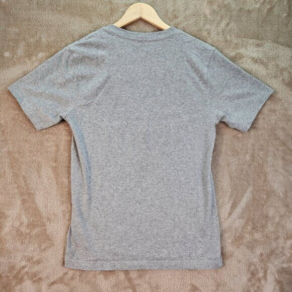Carhartt T-Shirt Spell Out Logo Pocket Tee Gray Relaxed Fit Short Sleeve Mens S - Picture 2 of 10